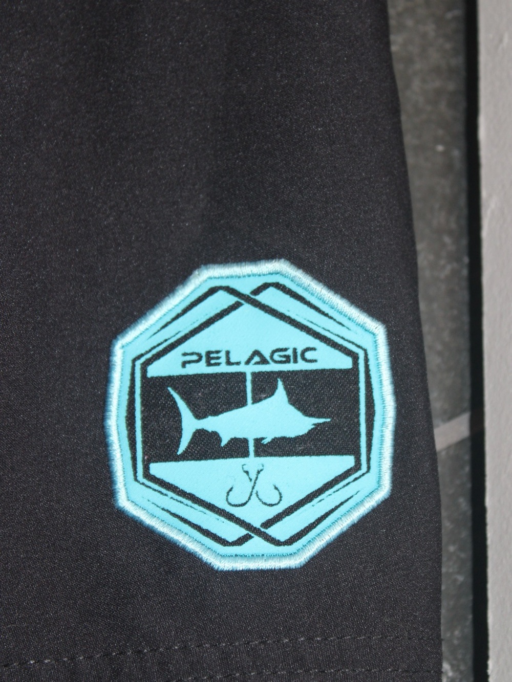Pelagic Argonaut Boardshorts Men's Size 38 Black Aqua Fishing Swim Trunks - Picture 6 of 12